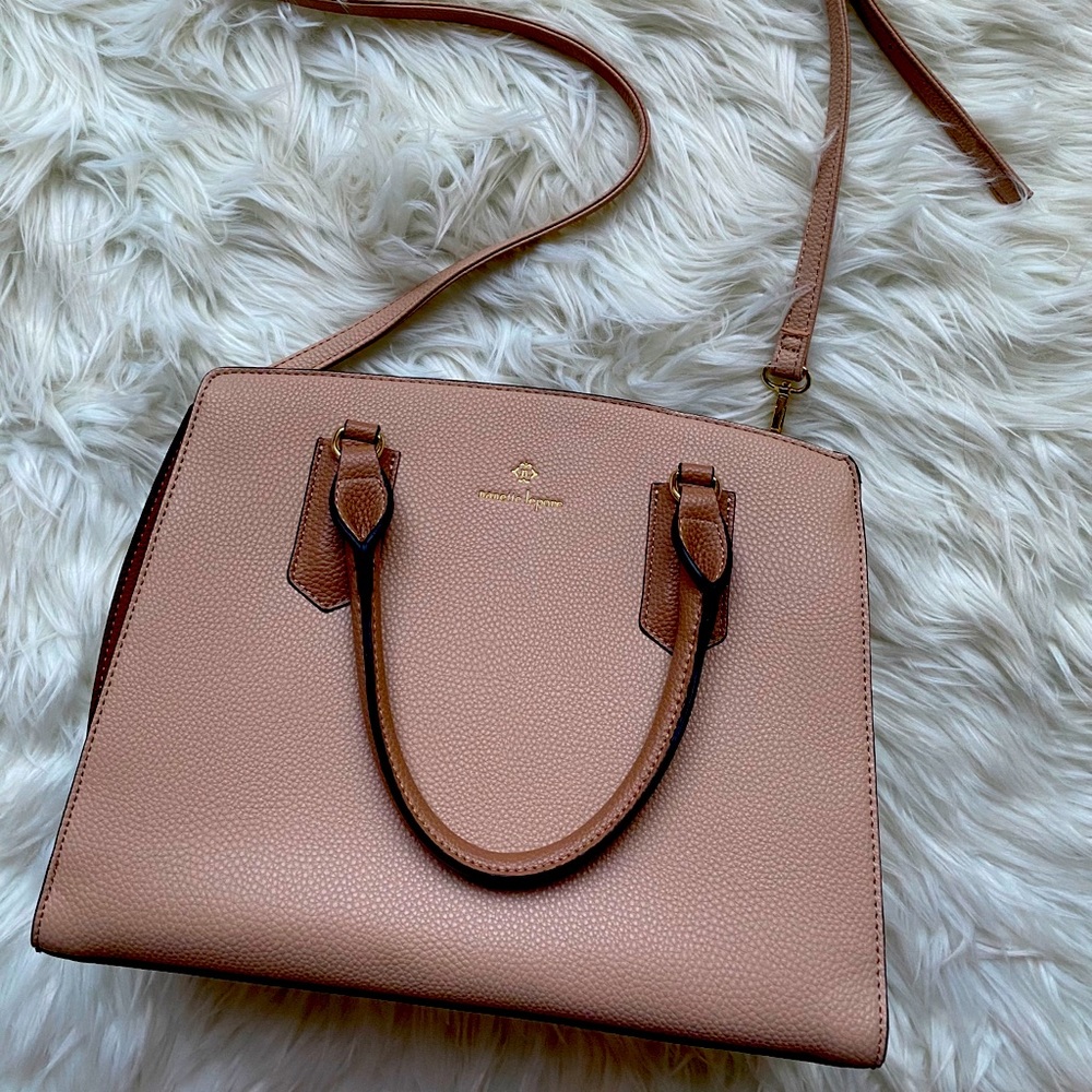 Light pink purse.